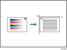 Illustration of setting the test pattern