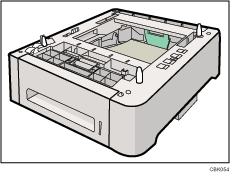 Illustration of paper feed unit
