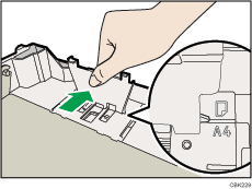 Optional paper feed unit illustration