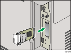 Abbildung Rückseite Drucker
