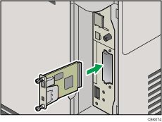 Lado posterior de la ilustraci&oacute;n de la impresora
