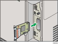 Lado posterior de la ilustraci&oacute;n de la impresora
