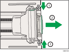 Ilustraci&oacute;n de la bandeja de alimentaci&oacute;n de papel est&aacute;ndar