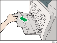 Ilustraci&oacute;n de la bandeja bypass