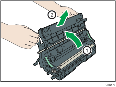 Ilustraci&oacute;n de la unidad de fusi&oacute;n