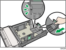 Ilustraci&oacute;n de la bandeja de alimentaci&oacute;n de papel est&aacute;ndar