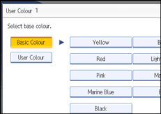 Operation panel screen illustration
