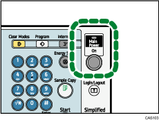 Operation switch illustration