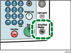 Simplified Display key illustration