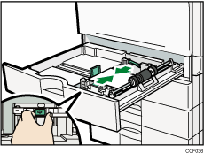 Small size paper tray illustration