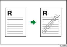 Illustration of watermark