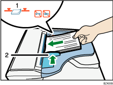 ADF illustration numbered callout illustration