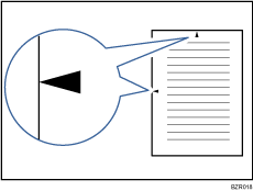 Illustration of Center Mark