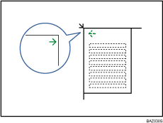 Illustration of setting the test pattern