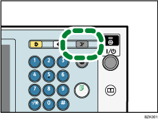Interrupt key illustration