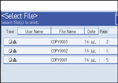Operation panel screen illustration