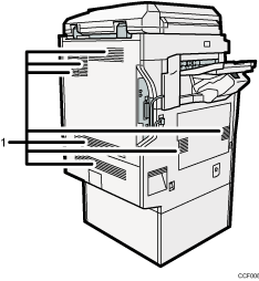 Main unit illustration numbered callout illustration
