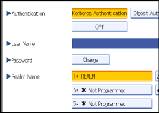 Operation panel screen illustration
