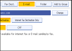 Operation panel screen illustration