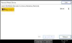 Operation panel screen illustration