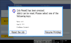 Operation panel screen illustration