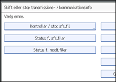 Illustration af betjeningspanelets skærm