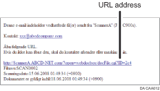 Illustration af en e-mail