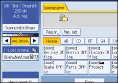 Illustration af betjeningspanelets sk&aelig;rm