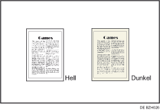 Abbildung der Einstellung der Bildqualit&auml;ten