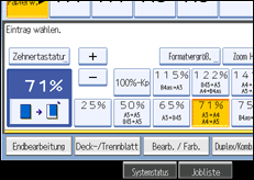 Abbildung Bedienfeld-Display