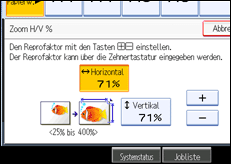 Abbildung Bedienfeld-Display