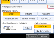 Abbildung Bedienfeld-Display