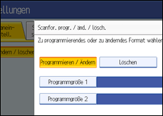 Abbildung Bedienfeld-Display