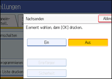 Abbildung Bedienfeld-Display