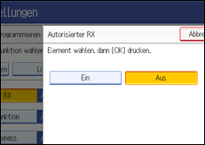 Abbildung Bedienfeld-Display