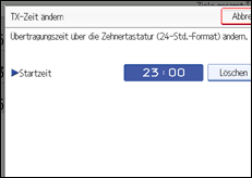 Abbildung Bedienfeld-Display