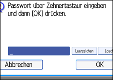 Abbildung Bedienfeld-Display
