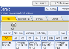 Abbildung Bedienfeld-Display