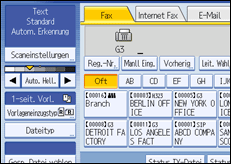 Abbildung Bedienfeld-Display