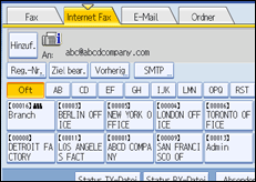 Abbildung Bedienfeld-Display