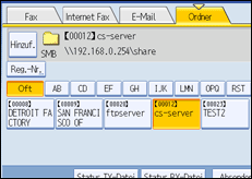 Abbildung Bedienfeld-Display