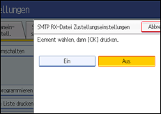 Abbildung Bedienfeld-Display