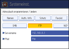 Abbildung Bedienfeld-Display