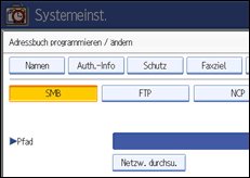 Abbildung Bedienfeld-Display