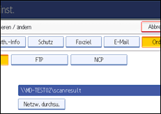 Abbildung Bedienfeld-Display