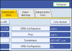 Abbildung Bedienfeld-Display