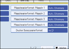 Abbildung Bedienfeld-Display