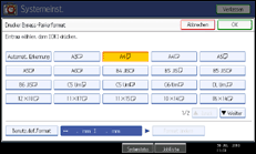 Abbildung Bedienfeld-Display