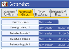 Abbildung Bedienfeld-Display