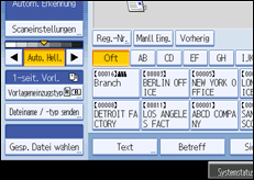 Abbildung Bedienfeld-Display
